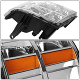 07-13 GMC Sierra L-Bar Halo Projector Headlights Chrome Housing