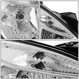 2006-2008 Kia Rio Chrome Housing Clear Corner Headlights