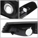 04-12 Chevrolet Colorado LED DRL Headlights - Black Housing