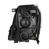 07-14 Cadillac Escalade Projector Black Housing Headlights