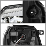 07-14 Cadillac Escalade Projector Headlights Chrome Housing Clear Corner