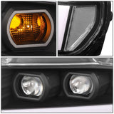 2019-2022 Chevrolet Silverado 1500 LED DRL Quad Projector Headlights