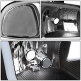 01-07 GMC Sierra/Yukon LED DRL Headlights 4PC Black Housing