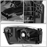 06-09 Dodge Ram LED DRL Chrome Headlights - Amber Corner H13