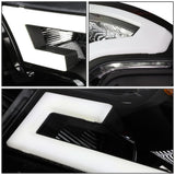 2015-2017 Ford F-150 LED DRL Headlights - Black Housing