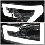 2015-2017 Ford F-150 LED DRL Headlights Chrome Housing
