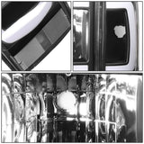 87-91 Ford Bronco F-150 F-250 F-350 LED DRL Headlights Black Housing