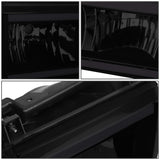 87-91 Ford Bronco F-150 F-250 F-350 LED DRL Headlights Black Smoke