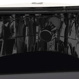 92-96 Ford F-150 F-250 F-350 Bronco Dual LED DRL Headlights Black