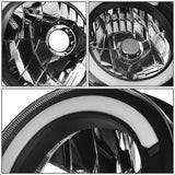 07-14 Toyota FJ Cruiser LED DRL Headlights - Black Housing Clear Corner