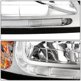 99-04 Ford Mustang LED DRL Headlights Chrome Housing