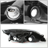 2003-2007 Honda Accord LED DRL Headlights - Black Housing