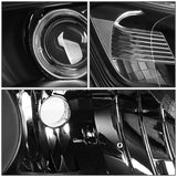 2013-2015 Honda Accord LED DRL Projector Headlights Black Housing