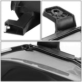 96-98 Honda Civic LED DRL Projector Headlights Black Housing