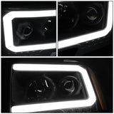 09-14 Ford F-150 LED DRL Projector Headlights Black Housing