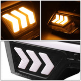 2009-2014 Ford F-150 LED DRL Projector Headlights Black Housing