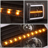 07-13 GMC Sierra 1500 / 07-14 Sierra 2500 3500 C-Bar LED DRL Headlights