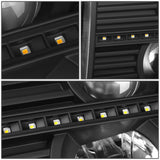 07-13 GMC Sierra 1500 / 07-14 Sierra 2500 3500 C-Bar LED DRL Headlights