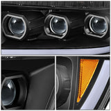 2019-2024 RAM 1500 OE Style Headlights - Black Housing Amber Corner