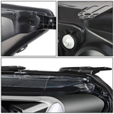2019-2023 Ford Ranger LED DRL Headlights - Black Housing Clear Corner