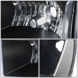 Clear Lens Black Housing LED Bar Headlights - 4PCS