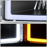 Clear Lens Black Housing LED Bar Headlights - 4PCS