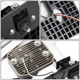 Clear Lens Chrome Housing LED Bar Headlights 4PCS