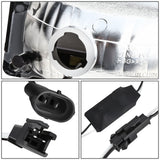 Clear Lens Chrome Housing LED Bar Headlights 4PCS