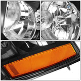 07-14 Chevrolet Tahoe Suburban Avalanche LED DRL Headlights Black