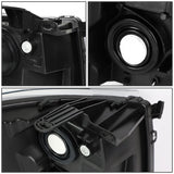 2007-2014 Chevrolet Silverado LED Reflector Headlights Black