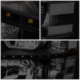 2007-2014 Chevrolet Silverado LED Reflector Headlights - Black/Clear/Smoke