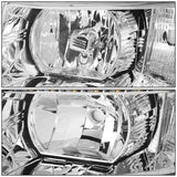07-14 Chevrolet Silverado LED Reflector Headlights Chrome Housing