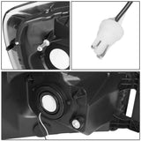 06-09 Dodge Ram LED DRL Headlights Black Housing Clear Corner