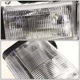 94-02 Dodge Ram OEM Style Headlights Chrome Housing 4PC Kit