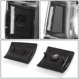 94-00 GMC C10 8PC Headlight Set - Black Housing Clear Corner