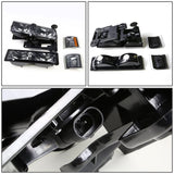 1994-1998 Chevrolet C10 Smoke Housing Headlights with Amber Corner