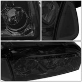 2006-2010 Dodge Charger Smoke Housing Headlights with Clear Corner