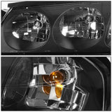 00-05 Chevrolet Impala Black Housing Clear Corner Headlights
