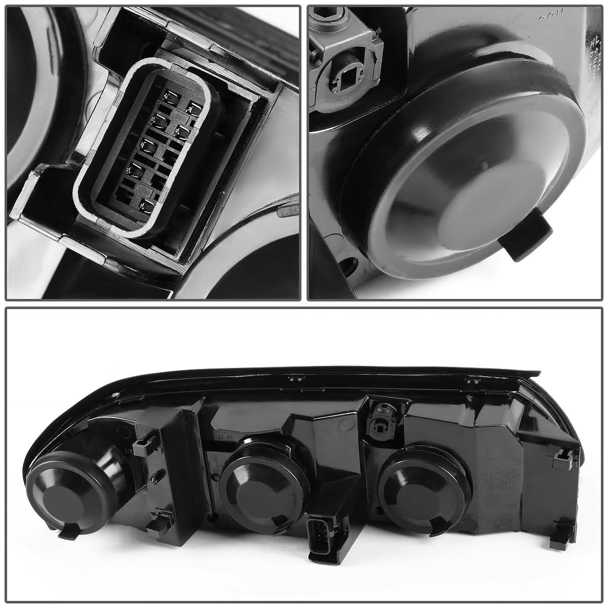 2000-2005 Chevrolet Impala Chrome Housing Headlights w/ Amber Corner