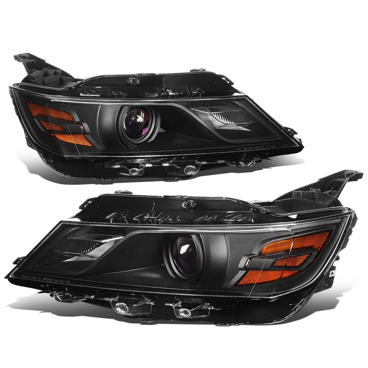 2015-2019 Chevrolet Impala OE Style Projector Headlights Black Housing