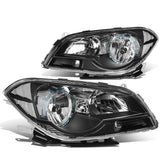 08-12 Chevrolet Malibu Black Housing Clear Corner Headlights