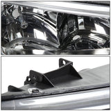 03-06 Chevy Silverado Avalanche Chrome Headlights w/ Amber Corner