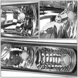 03-06 Chevrolet Silverado/Avalanche Black Housing Headlights 4PC Set