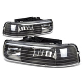 99-06 Chevrolet Silverado Suburban Tahoe Black Housing Headlights