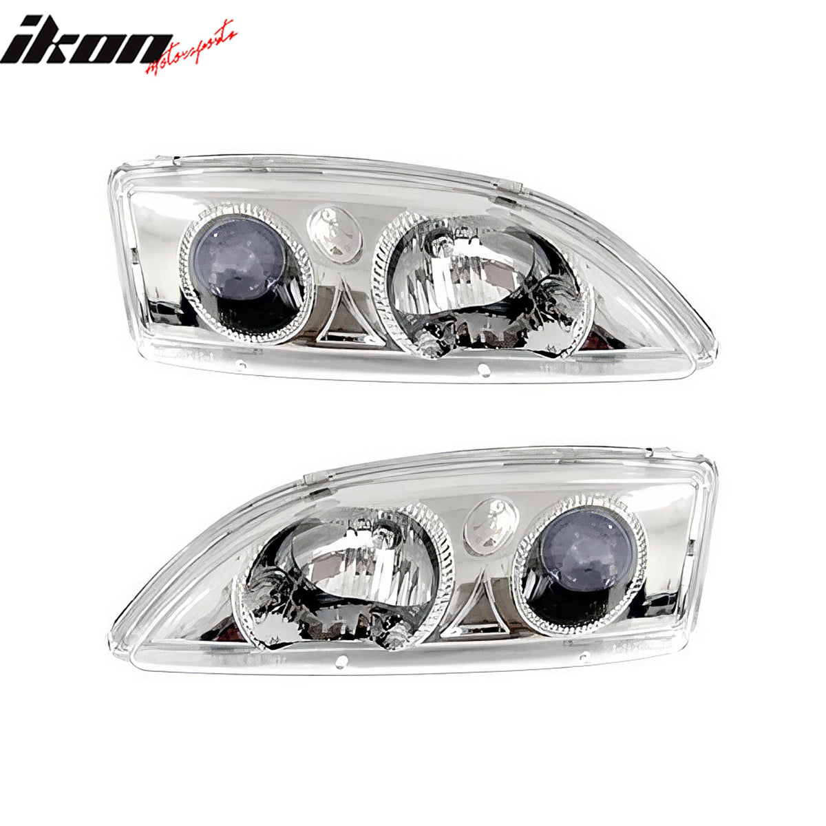 Clearance! 1995-1999 Chevy Cavalier 2PCS Projector Headlights Lamps Clear Lens