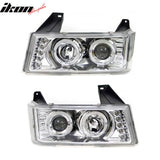 Clearance! 2004-2010 GMC Canyon Chevy Colorado Projector Headlights Clear Lens