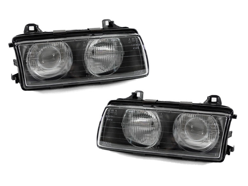1992-1999 BMW E36 Hella Style Euro LHD Projector Headlights - Set