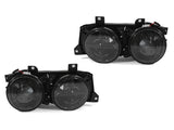 1989-1996 BMW E34/E32 Euro Look Smoke Cross Hair Projector Headlight