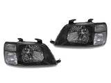 1997-2001 Honda Crv Depo Black Housing Headlight