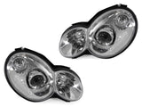 2001-2005 Mercedes W203 2d Coupe Chrome Projector Headlight